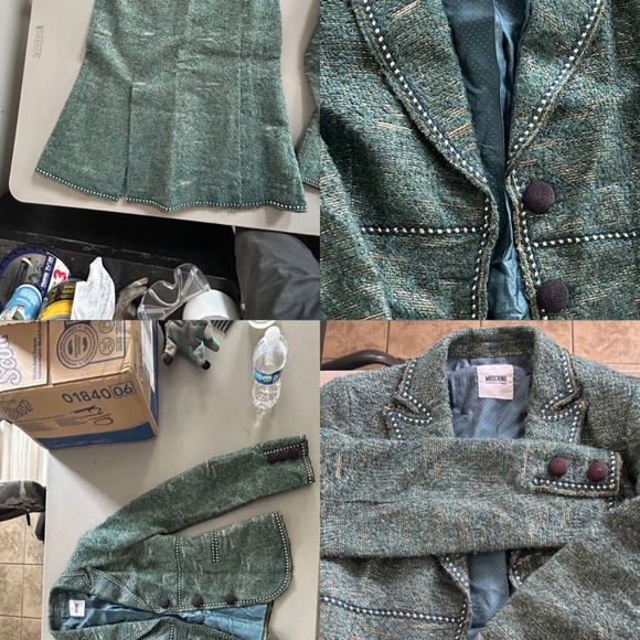 MOSCHINO SEQUIN GREEN SET - Picture 7 of 7